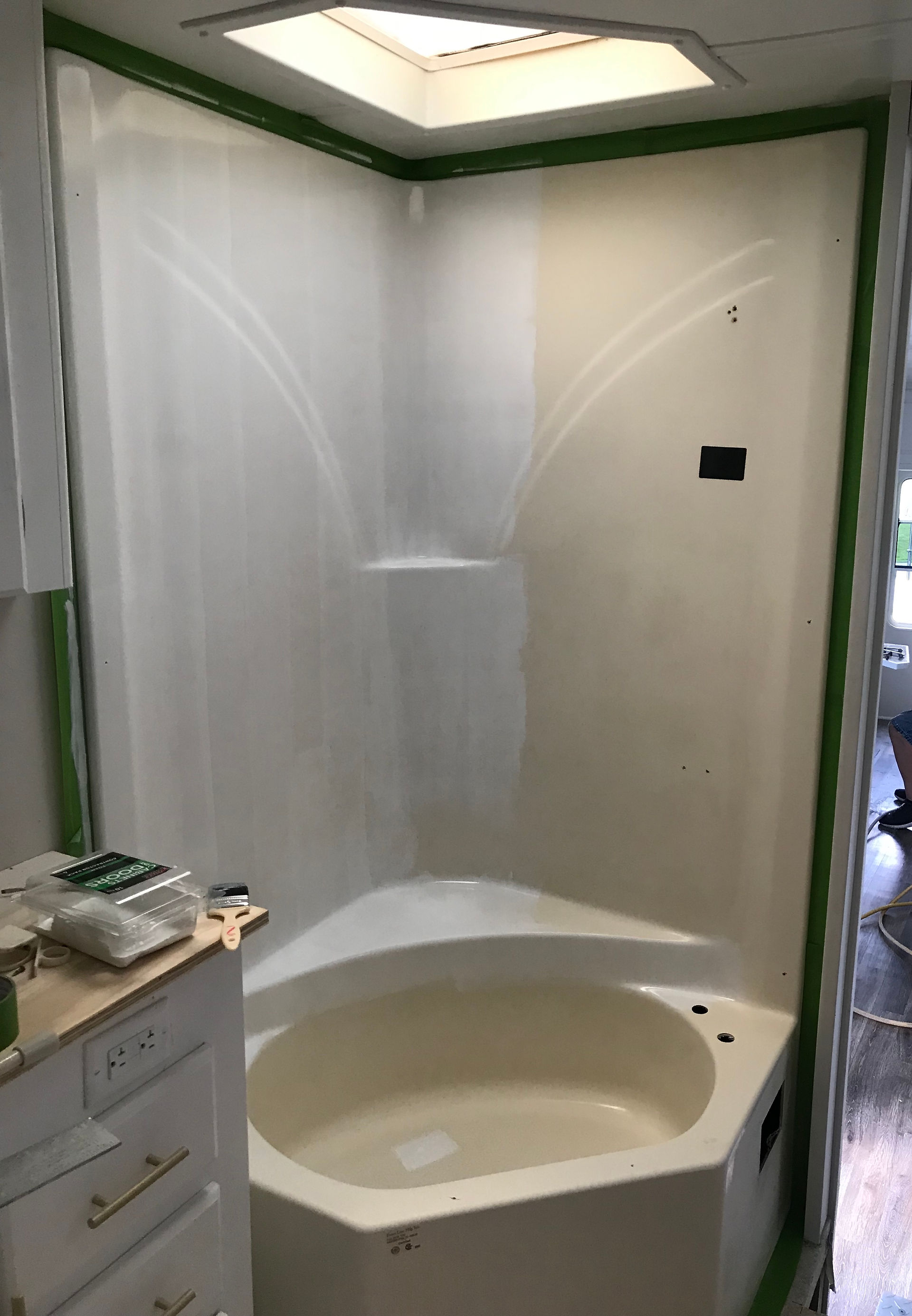 Shower Upgrade Progress