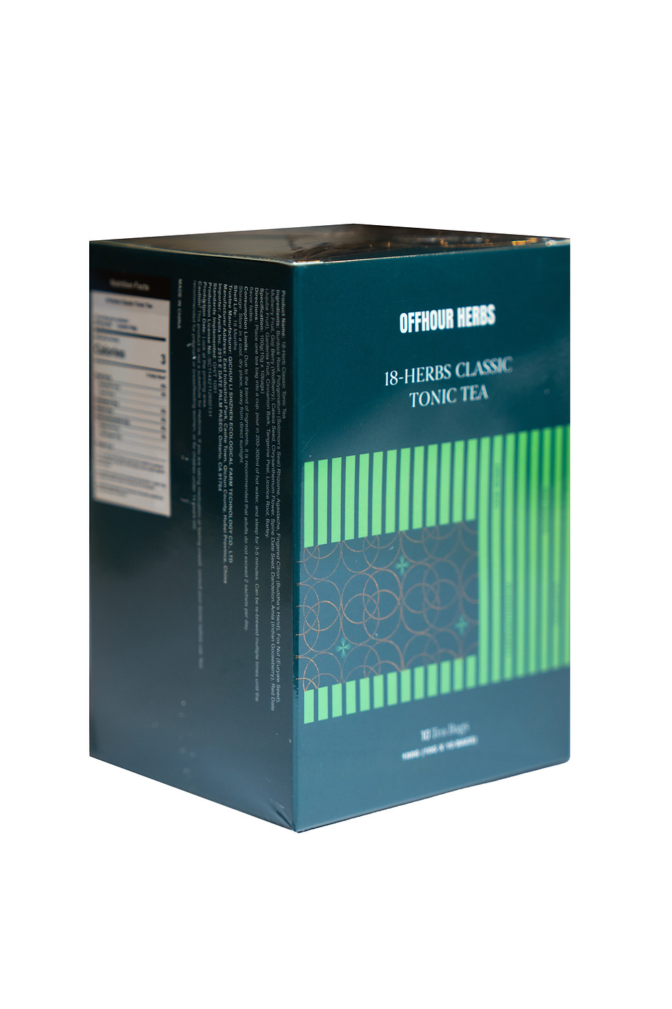 Thumbnail: 18-Herb Classic Tonic caffeine-free herbal tea box angled view