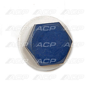 Oil Pan Drain Plug w/ Gasket, Blue | Vintage Inlines