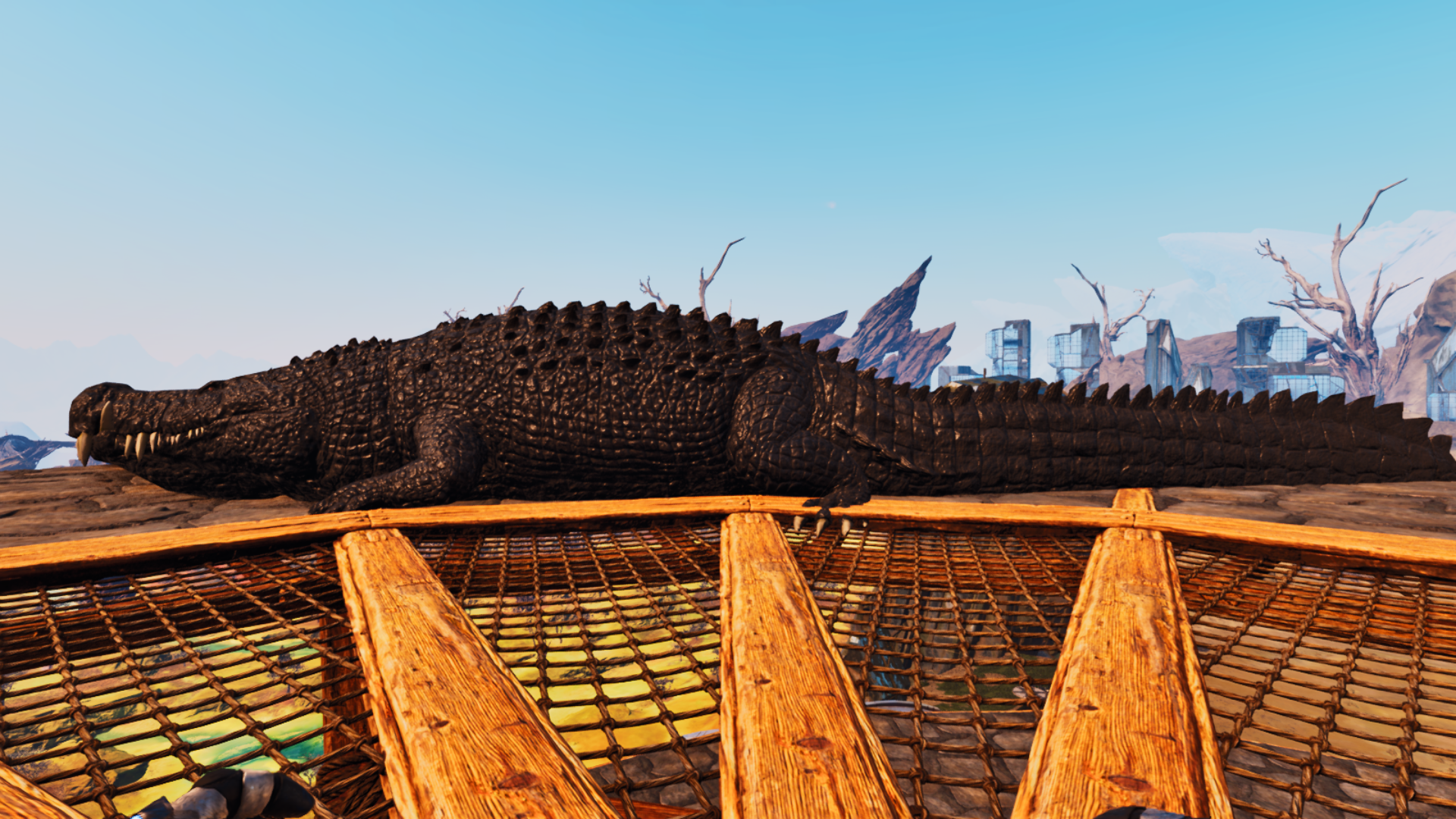 TOP Deinosuchus 21.8K HP 2K Stam 1296 MD Actual Black  Solid ( Cross PVE