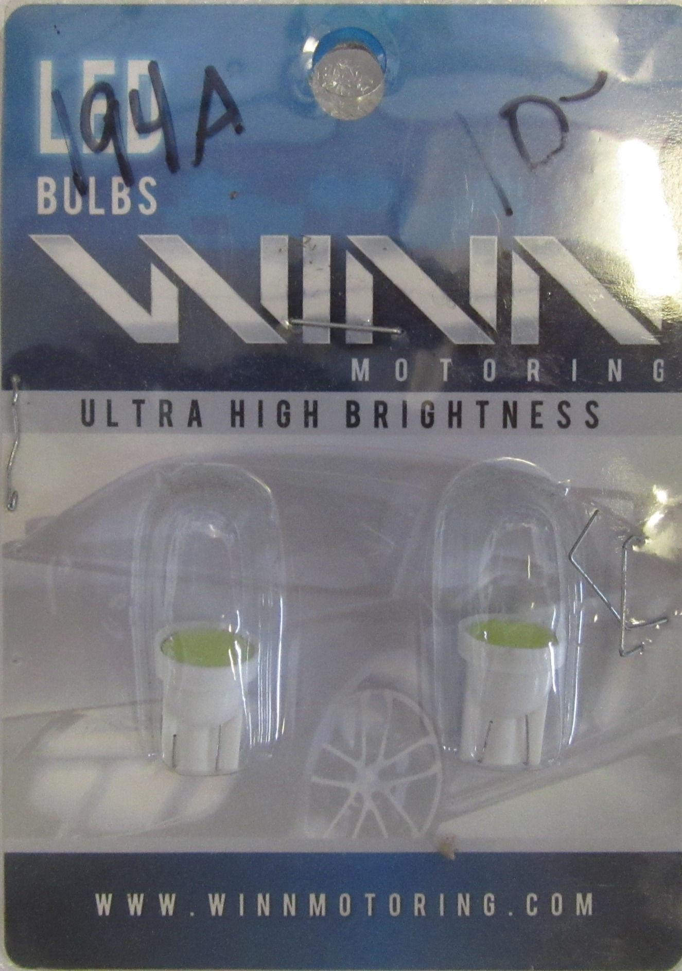 LED Flat Base 194 - Amber