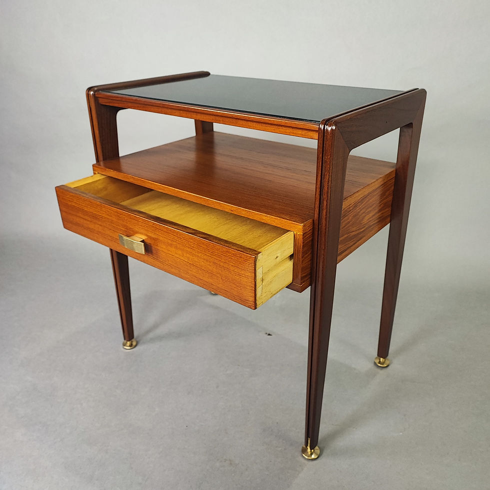 Miniatura: Coppia di comodini Vittorio Dassi design '50