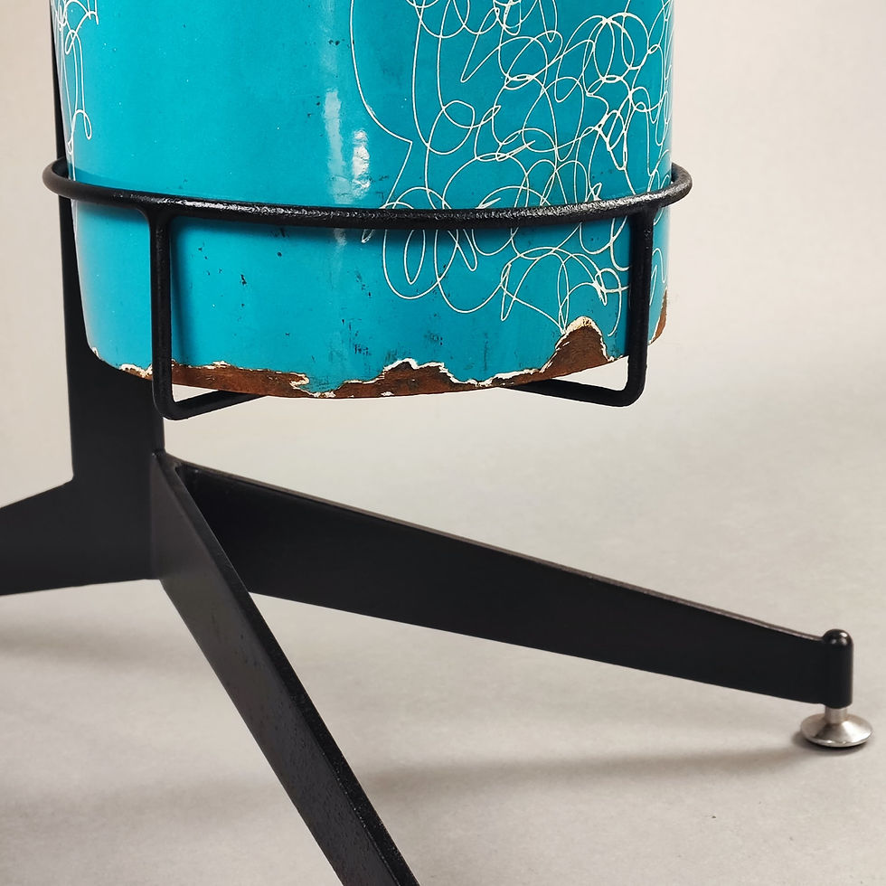 Thumbnail: Enamelled umbrella stand by Silva Poggibonsi, 1950s design