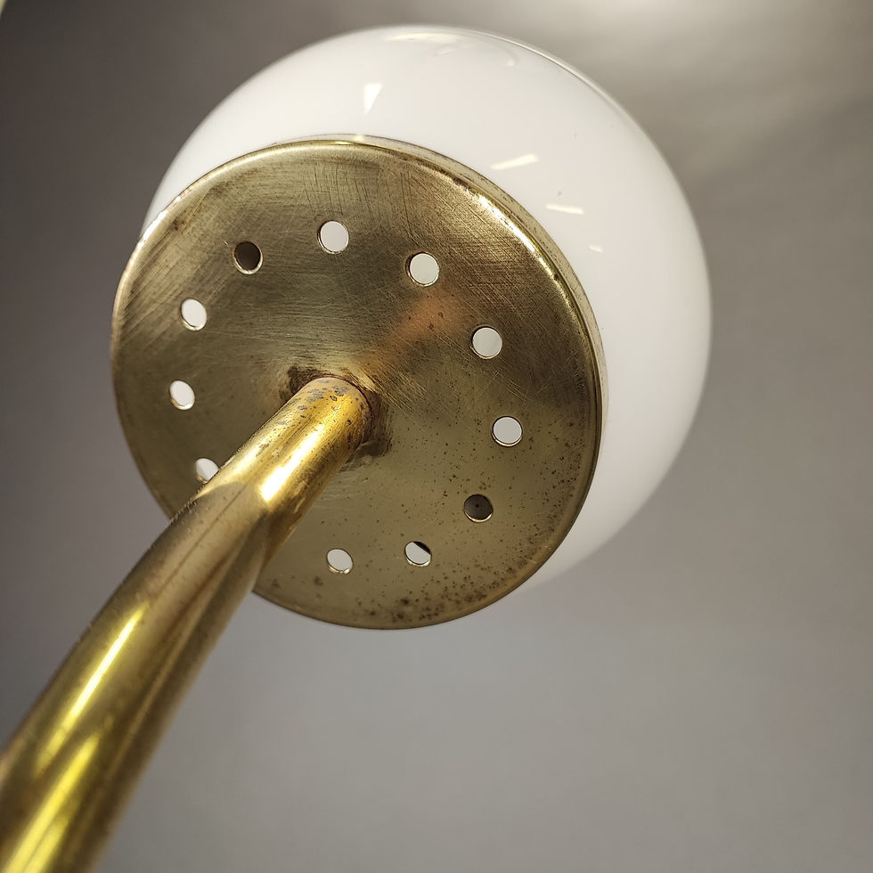 Miniatura: Lampada piantana ottone design '70