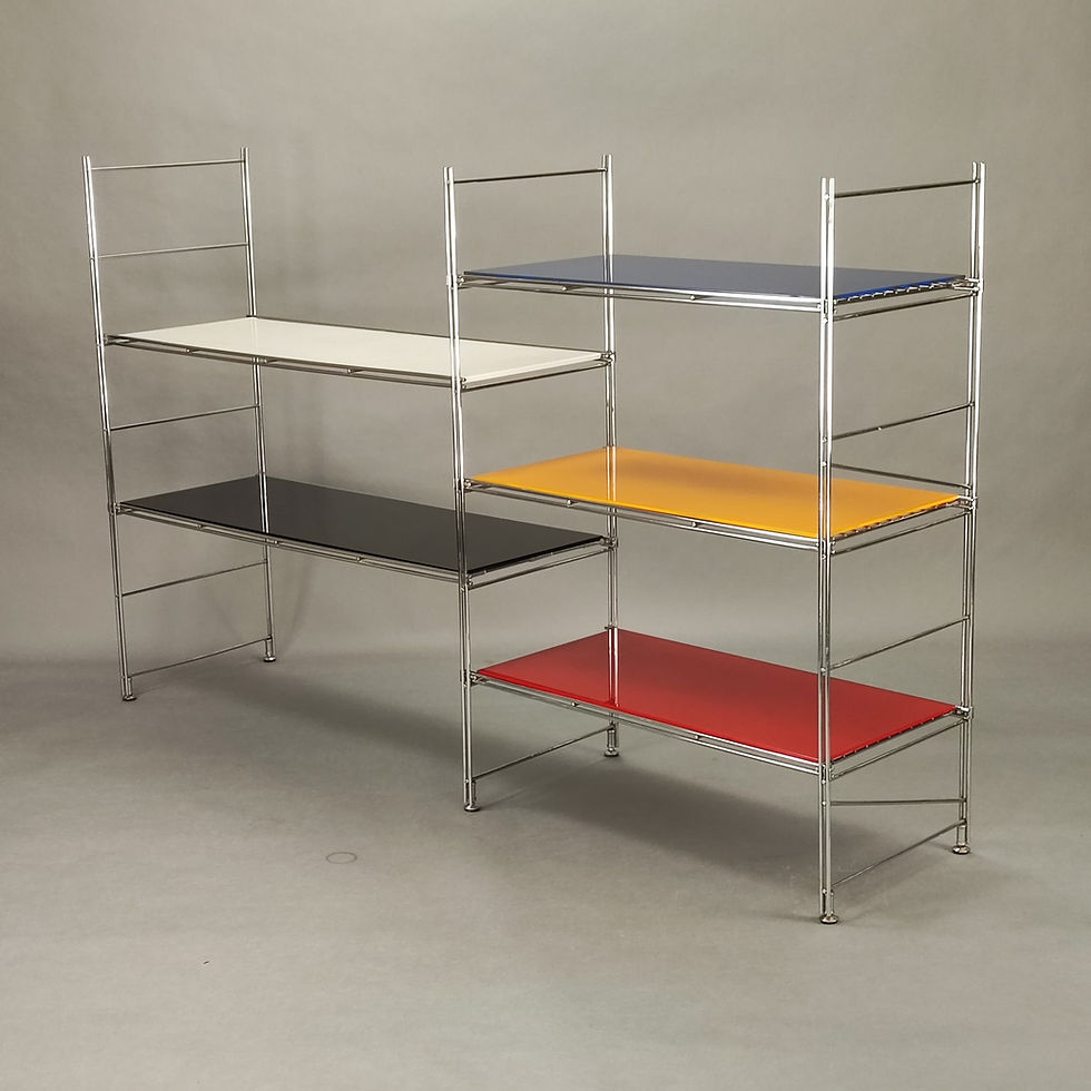 Miniatura: Libreria colorata design '80