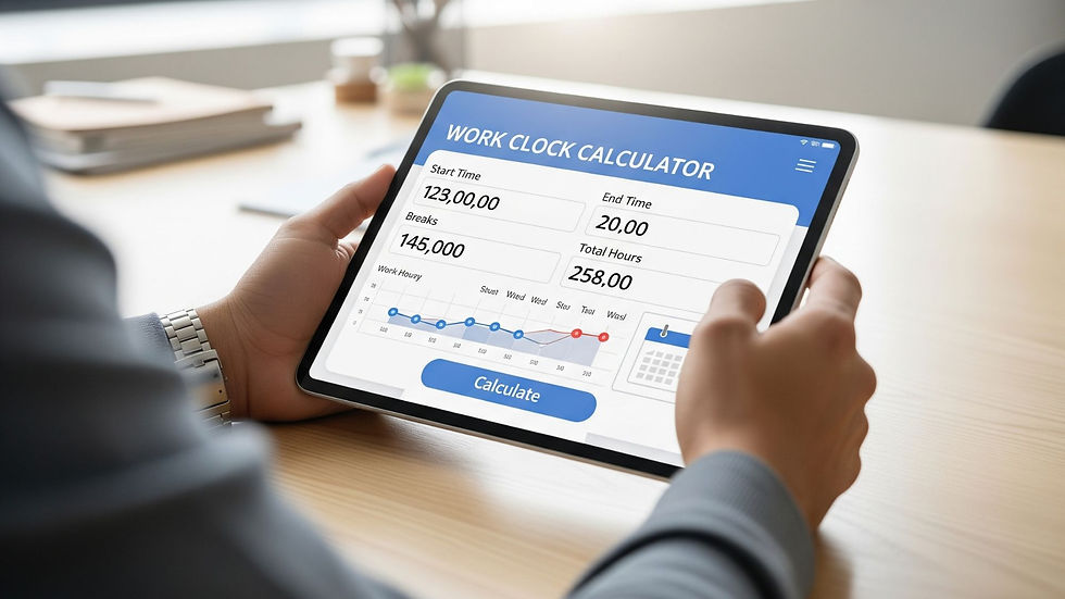 Using A Work Clock Calculator Effectively