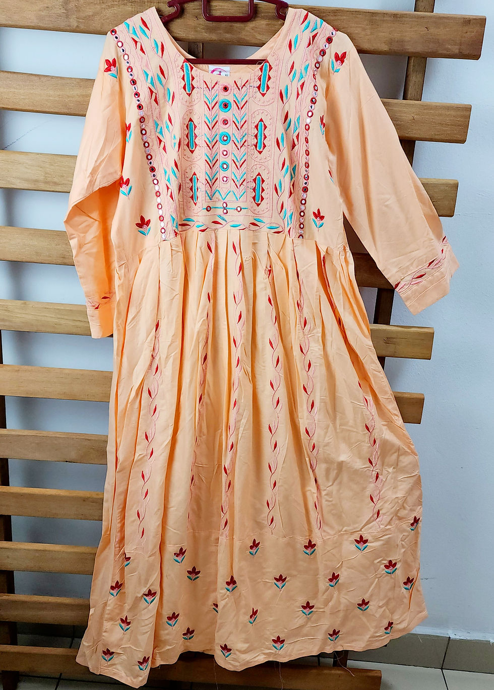 Thumbnail: Embroidered Soft Anarakali Dress
