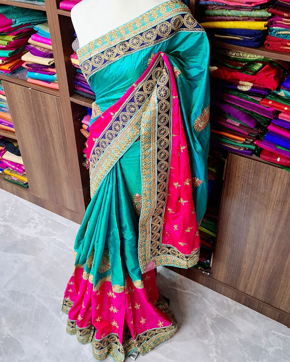 Thumbnail: Sana Silk Reception Saree 
