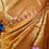 Thumbnail: Dual-tone Soft semi-kanchi saree 