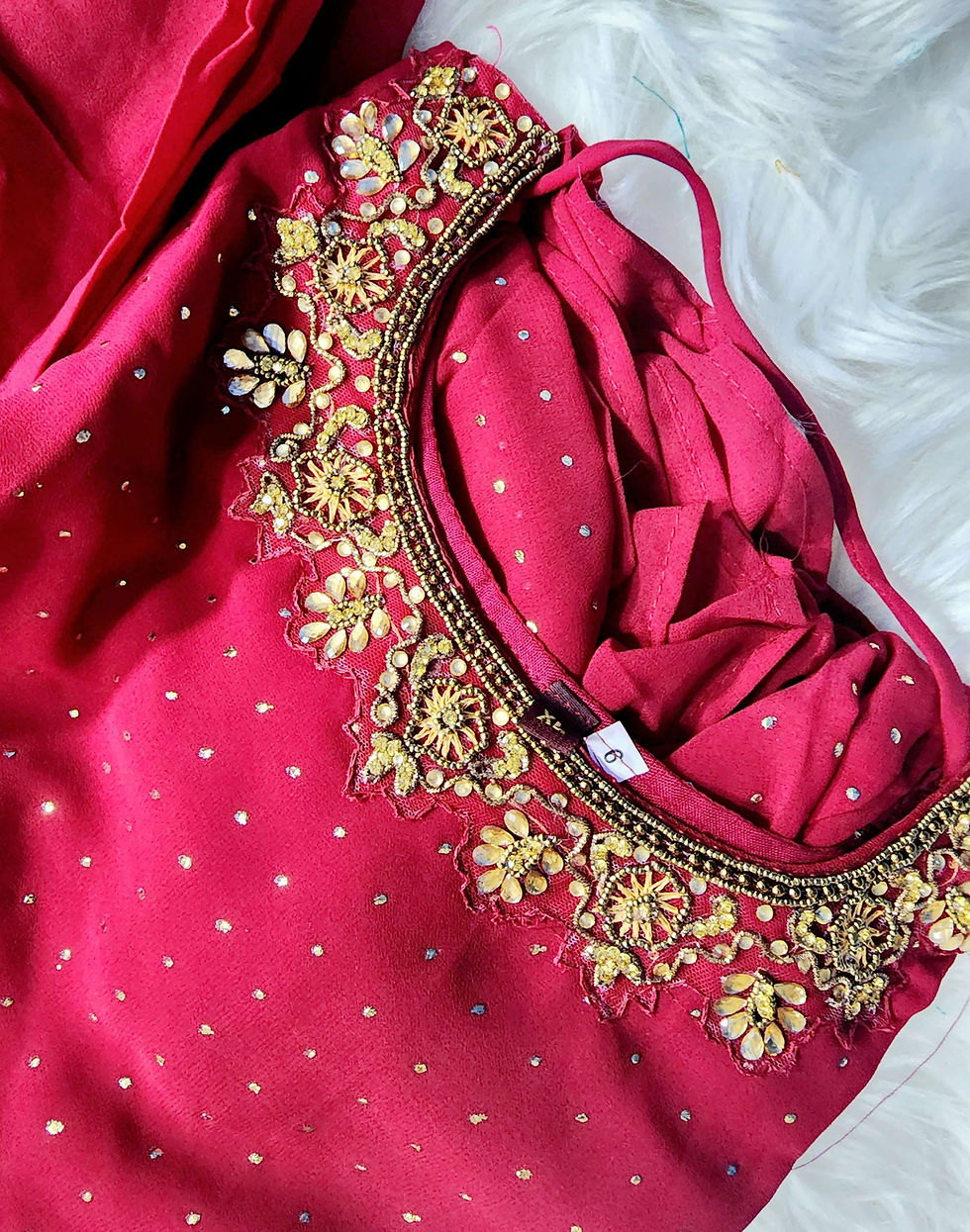 Thumbnail: Stonework Flared Soft Lightweight Sharara Suit