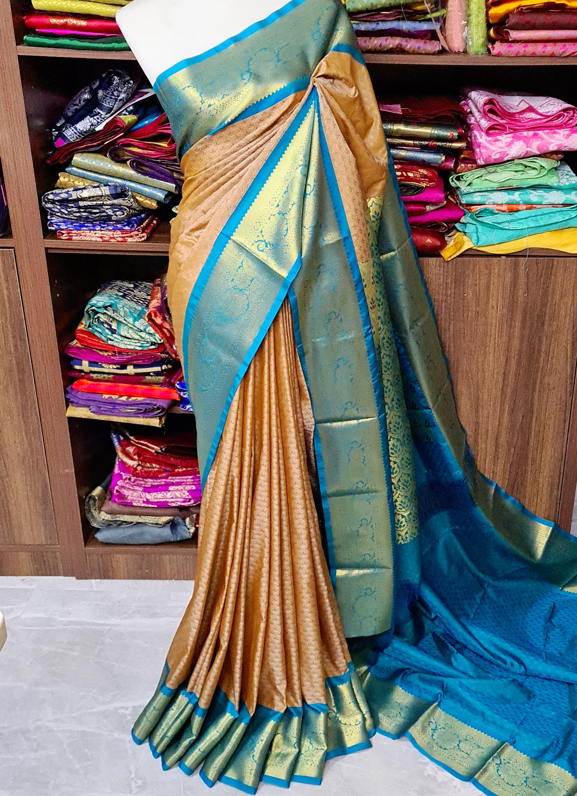 Soft Semi-Kanchi Silk Saree 