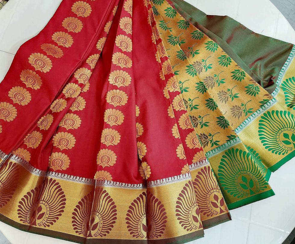 Thumbnail: Dual-tone Soft Silk Sarees