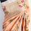 Thumbnail: Multi-Colour Embroidered Soft Linen Saree