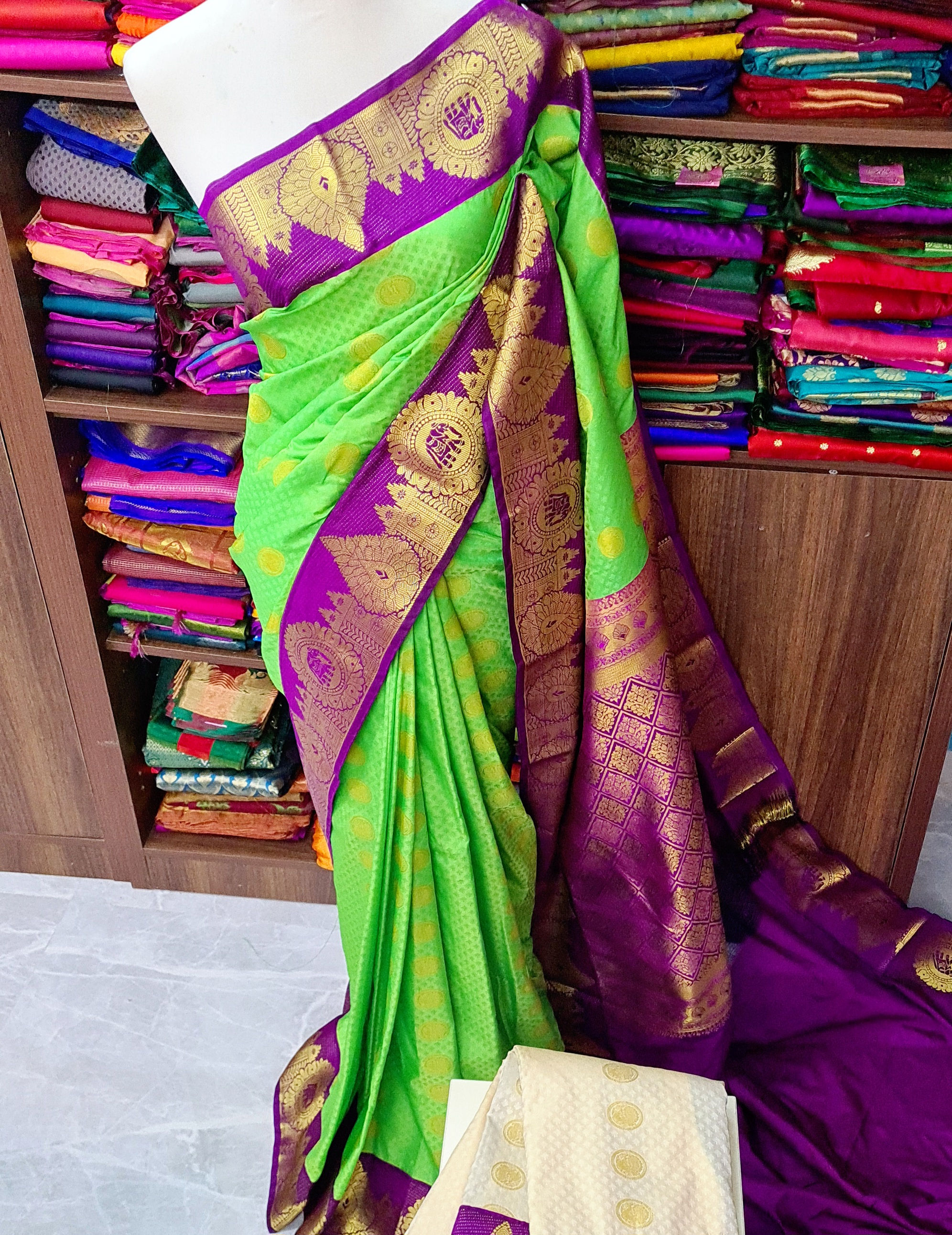 Soft Semi-Kanchi Silk Saree