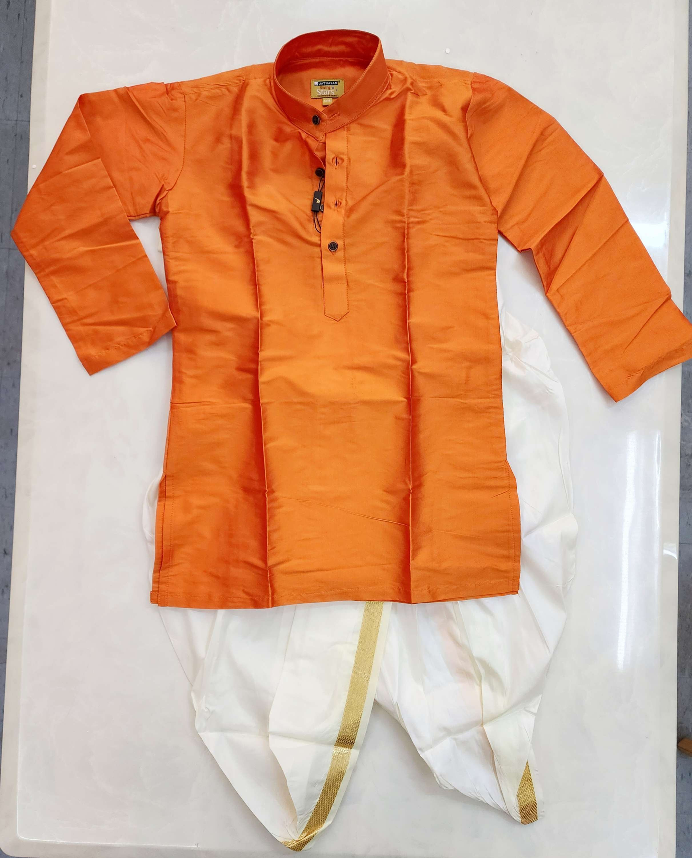 Soft Silk Kurta and Dhoti Pants