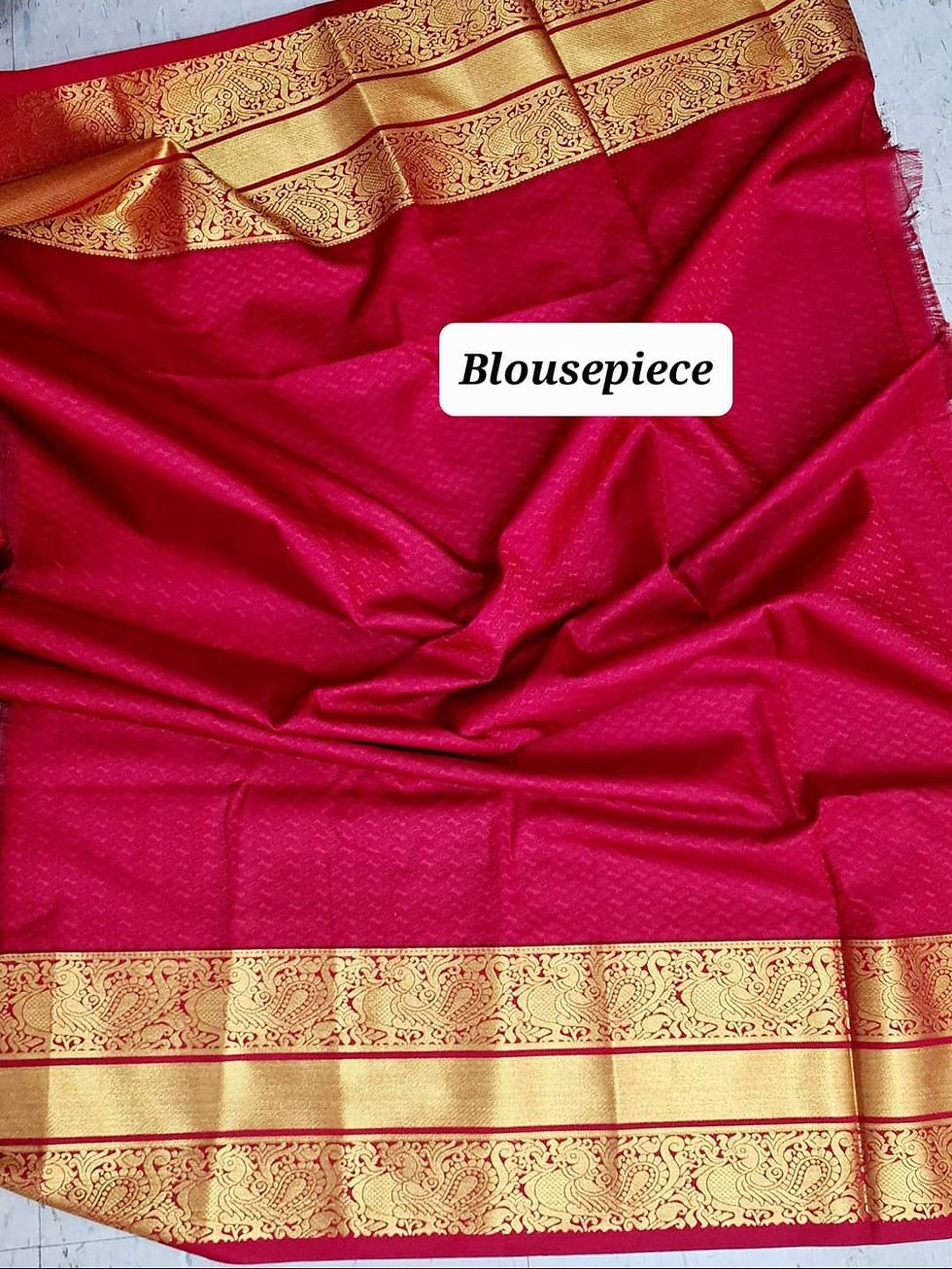 Thumbnail: Soft Semi-Kanchi Silk Saree 