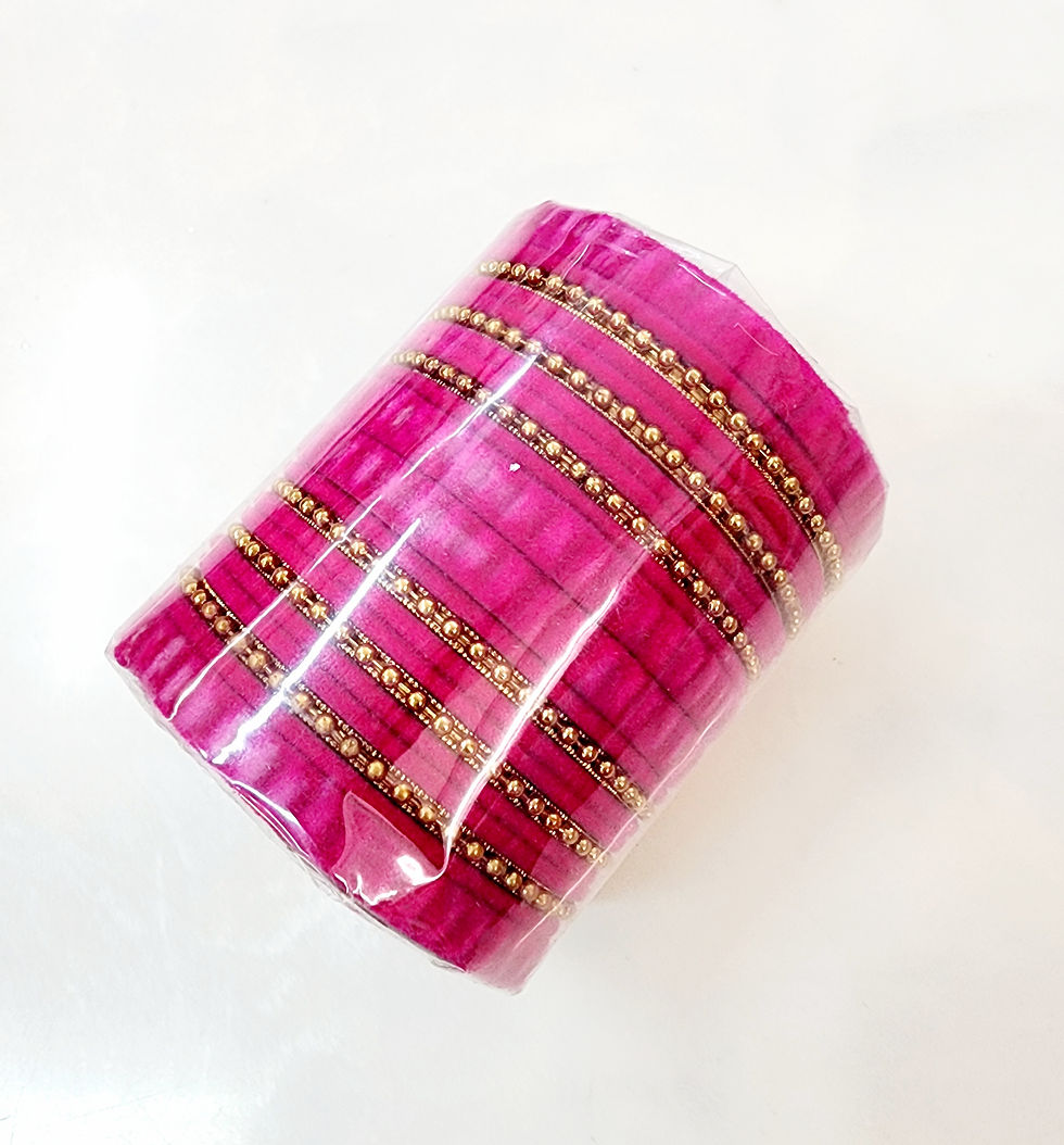 Thumbnail: Velvet & Beads Bangle