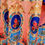Thumbnail: Digital Print Lehenga with mirrorwork blouse 
