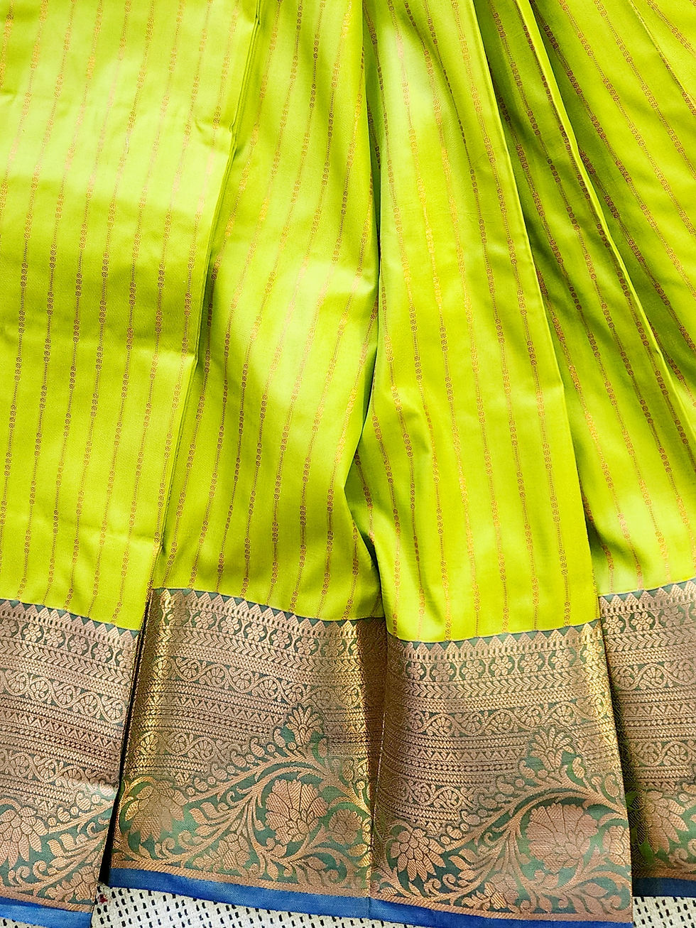 Thumbnail: Dual-tone Copper Zari Soft Silk 
