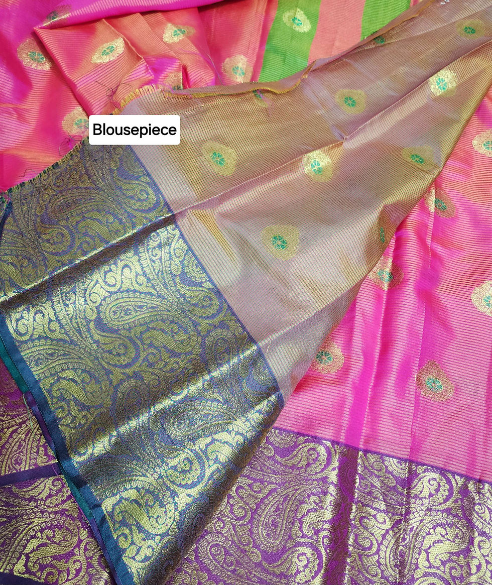 Thumbnail: Soft Lightweight Dual-tone Soft Saree