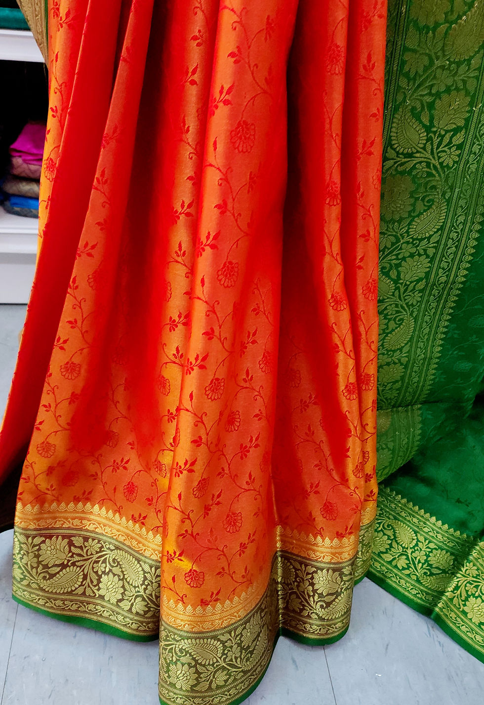 Thumbnail: Jacquard Weaving
Satin-Silk Saree