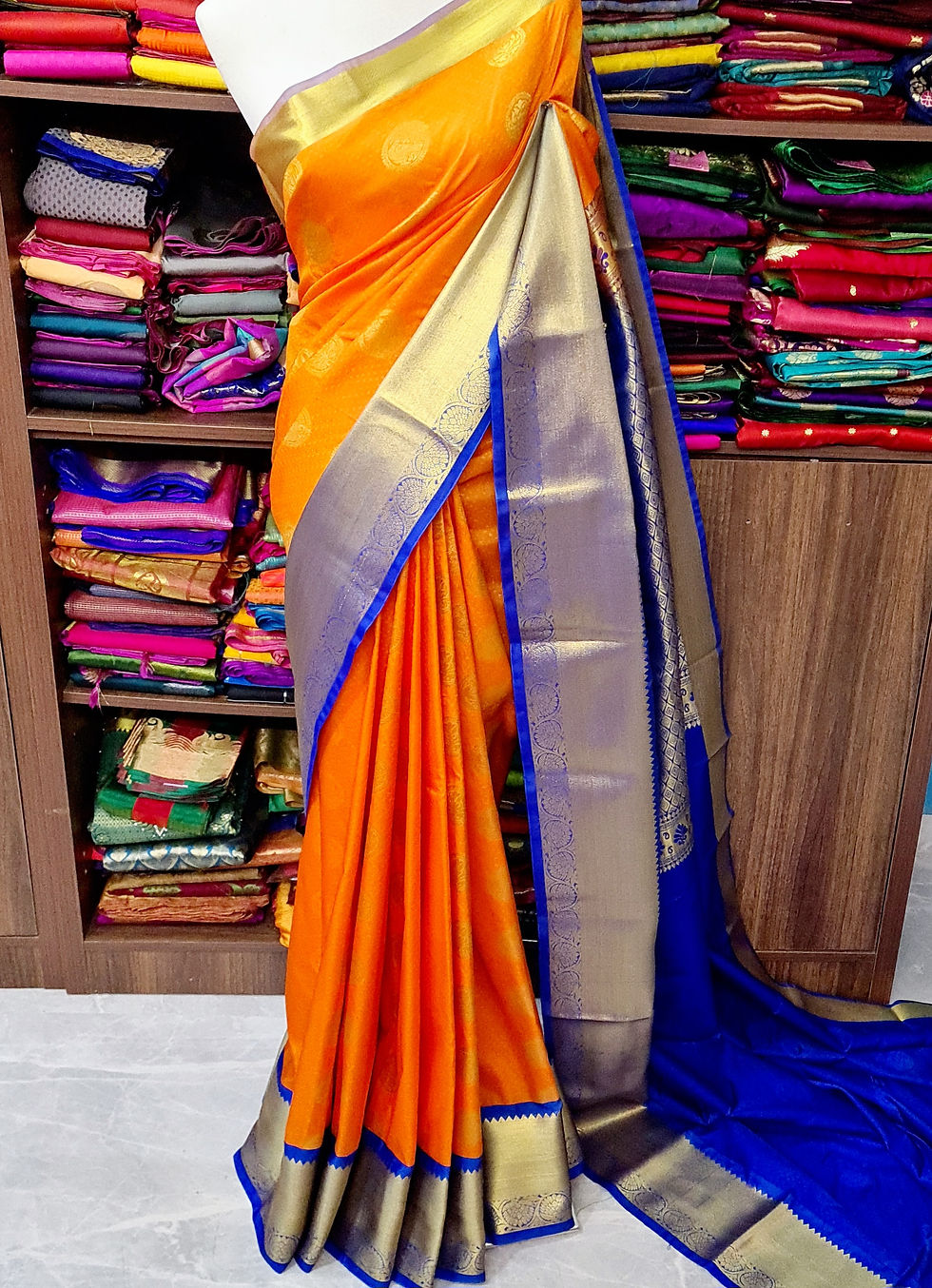 Thumbnail: Soft Semi-Kanchi Silk Saree