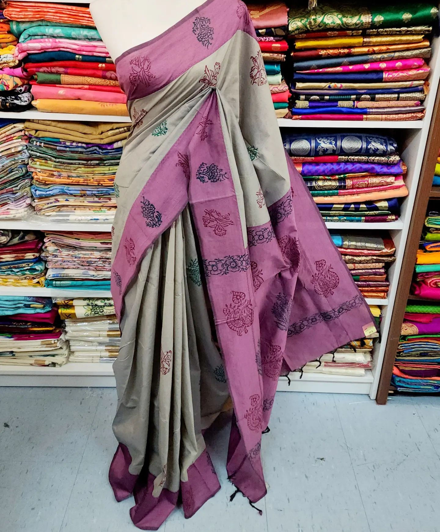 Printed Soft Cotton Saree
