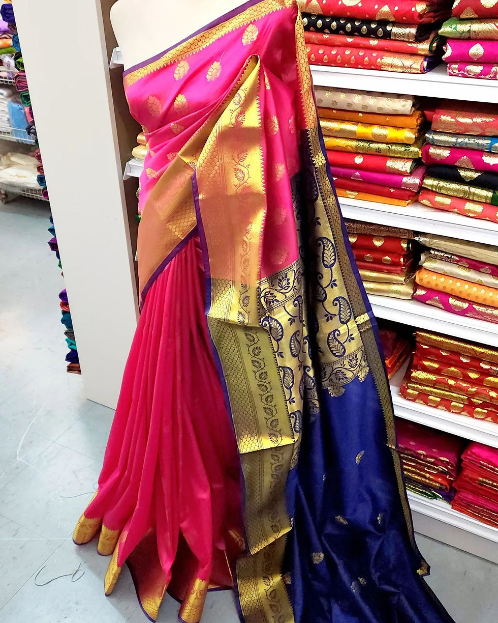 Thumbnail: Cotton-silk saree