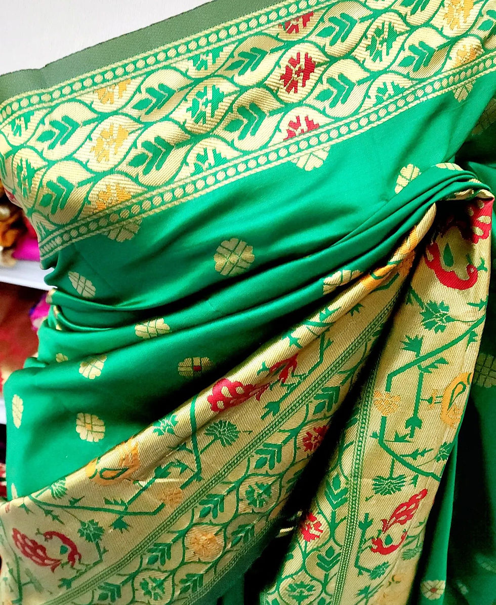 Thumbnail: Cotton-silk saree