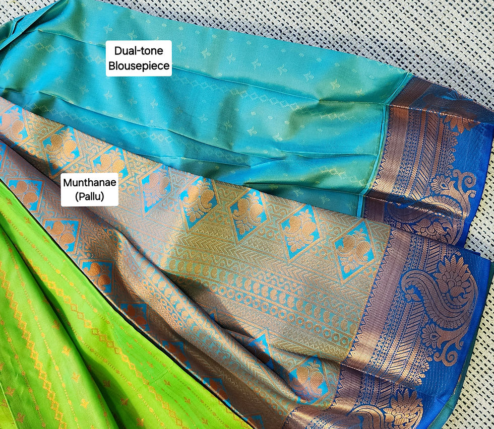 Thumbnail: Dual-tone Soft Silk Saree