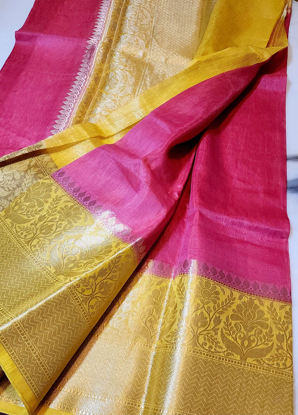 Thumbnail: Soft Organza-Linen Saree