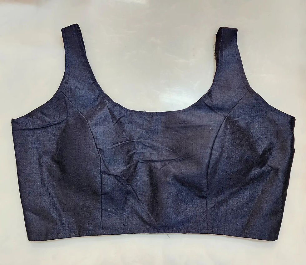 Thumbnail: Plain Ready-made Blouse