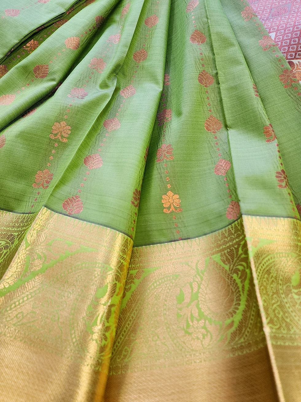 Thumbnail: CopperZari Soft Silk Saree