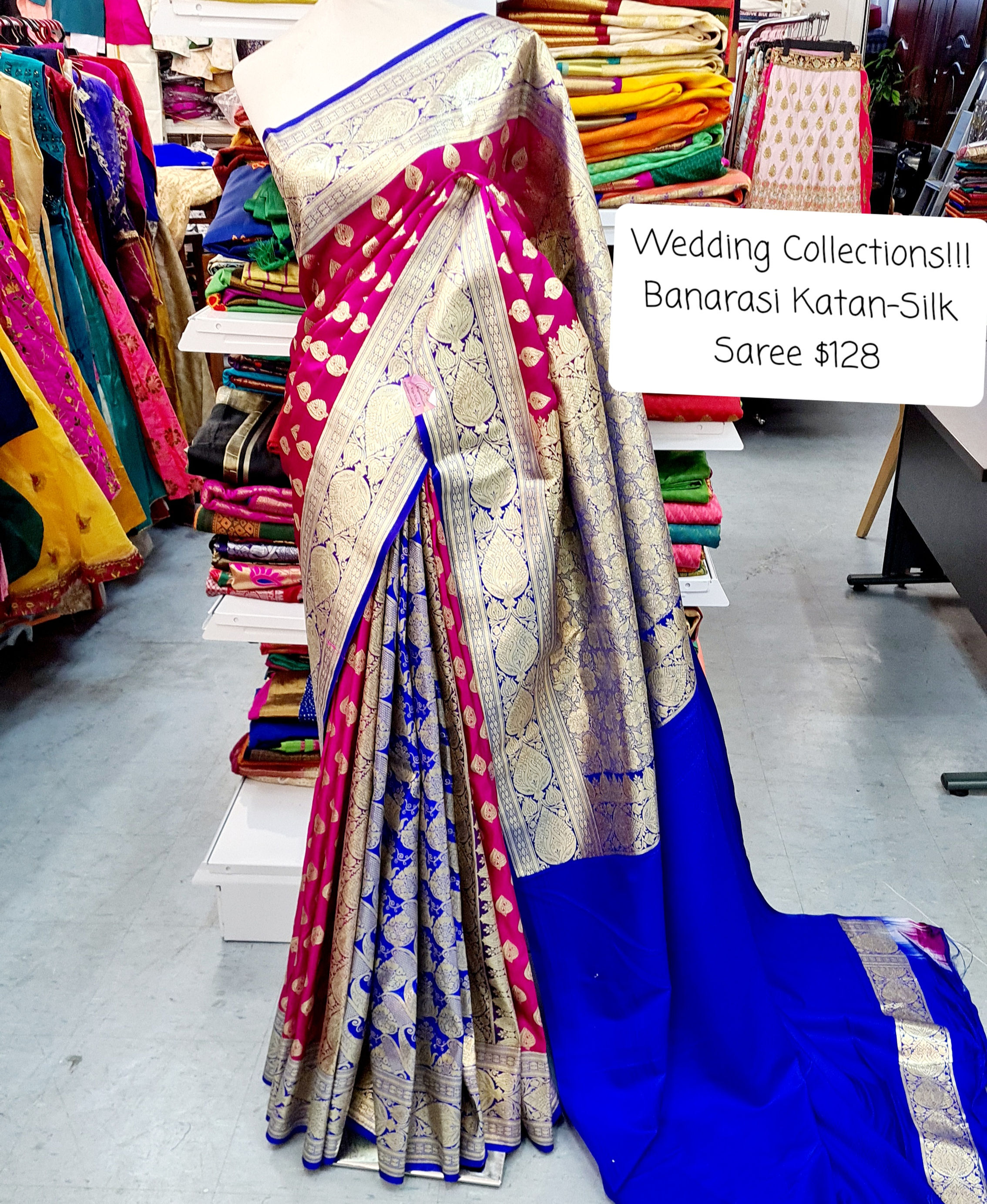 Partly Katan-Silk Saree