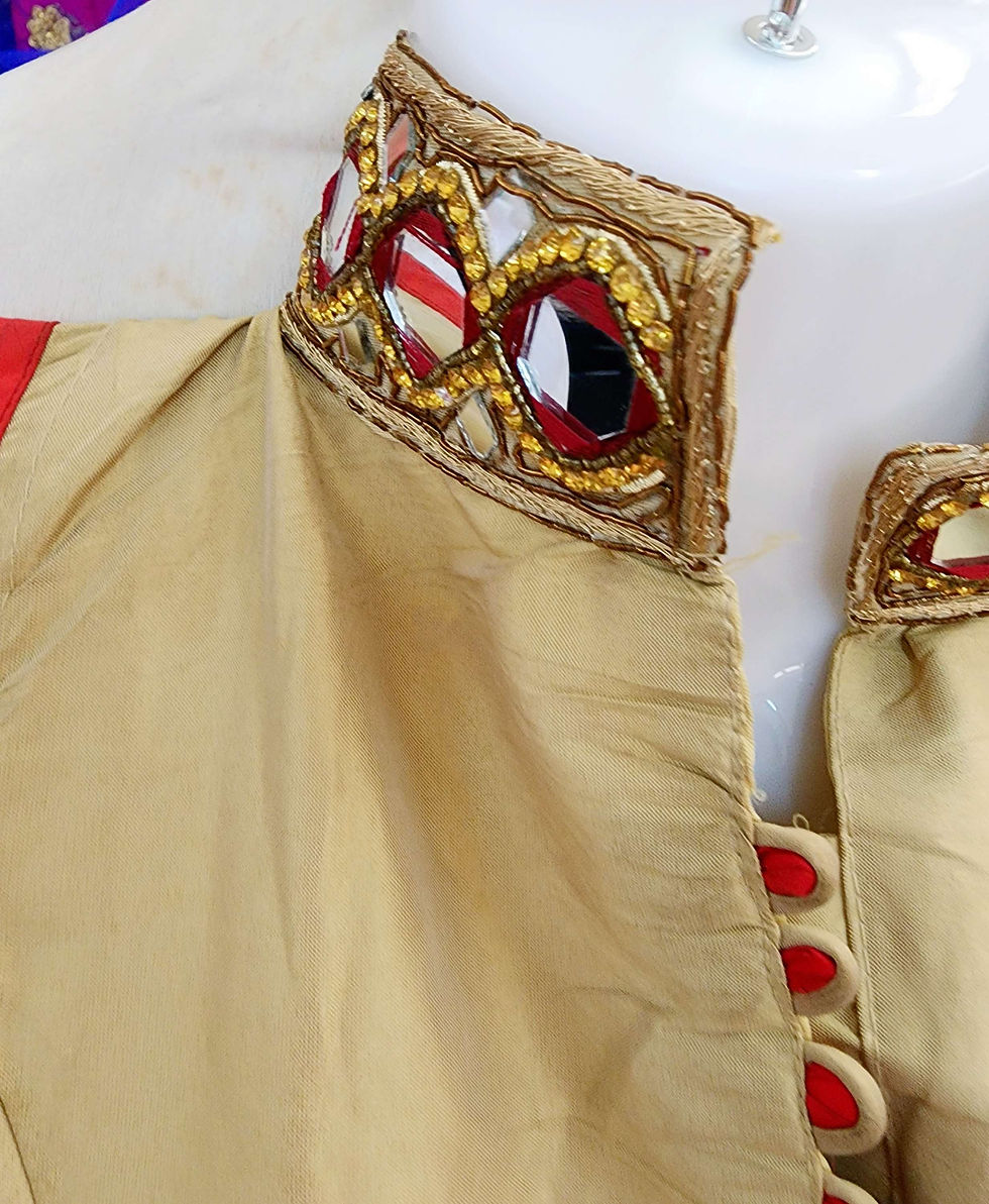 Thumbnail: Lehenga suit with stonework 