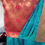 Thumbnail: CopperZari Dual-tone Soft Silk, Saree Model Pavadai set