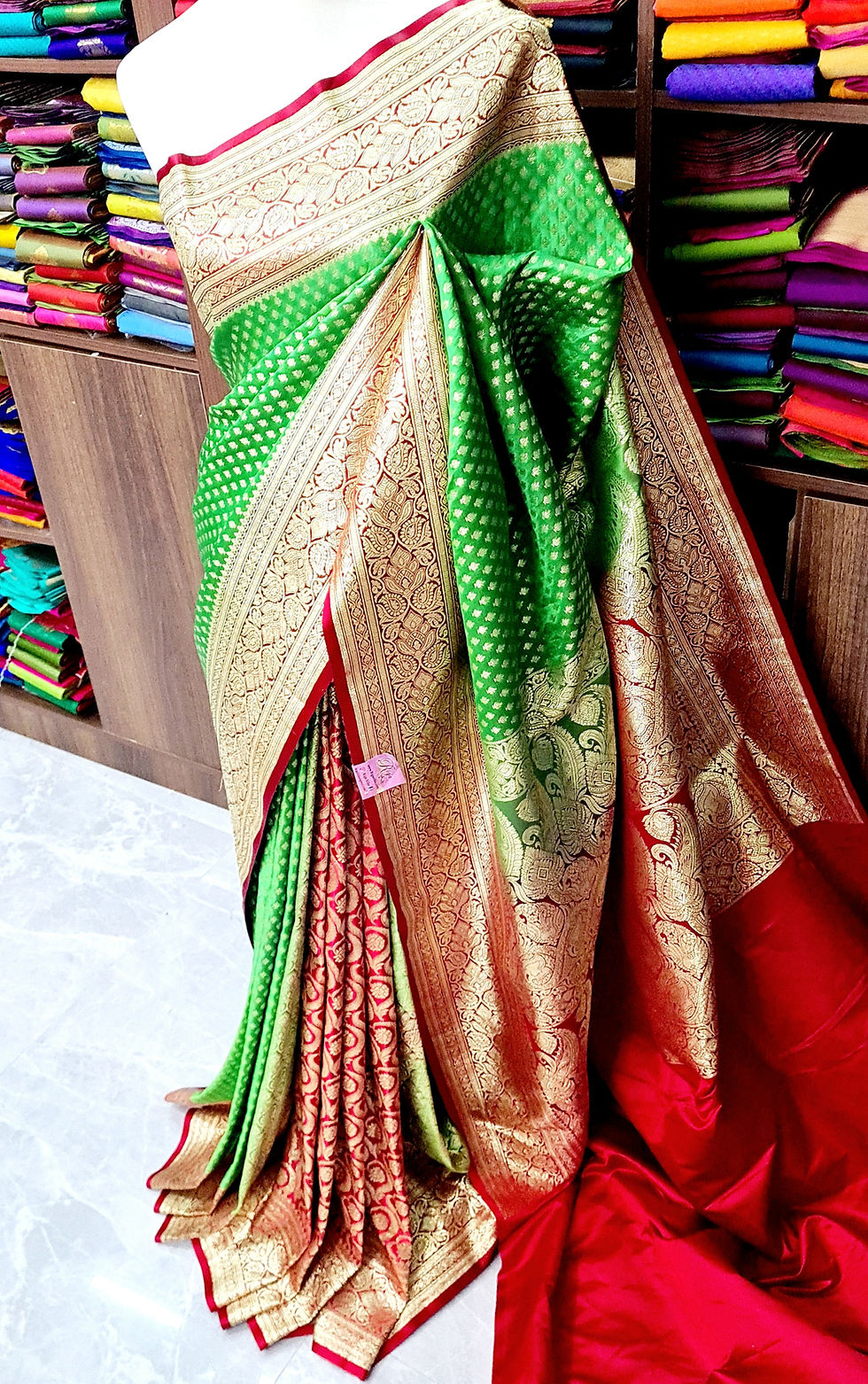 Thumbnail: Banarasi Katan-Silk Saree 