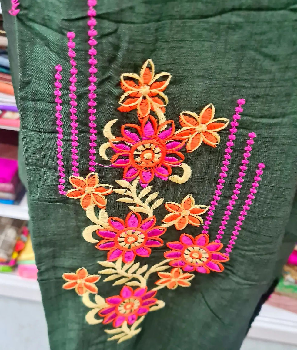 Thumbnail: Dual-Tone Embroidered Kurti
