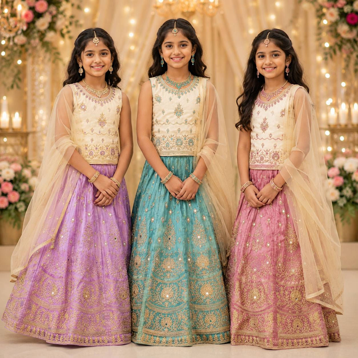 Embroidered Lehenga set