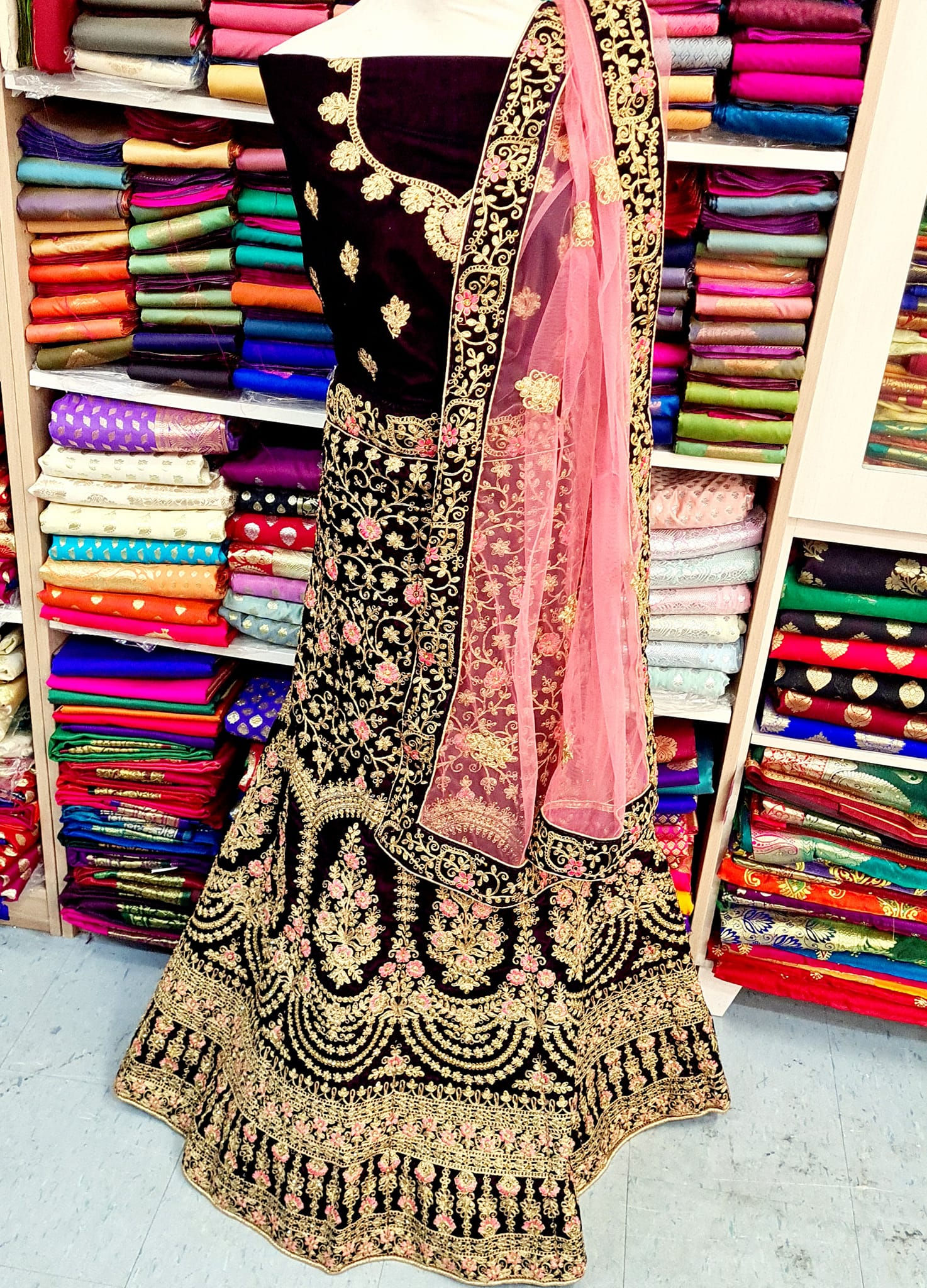 Bridal Velvet Lehenga