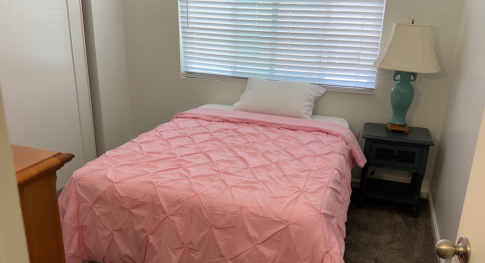 New Directions apartment bedroom