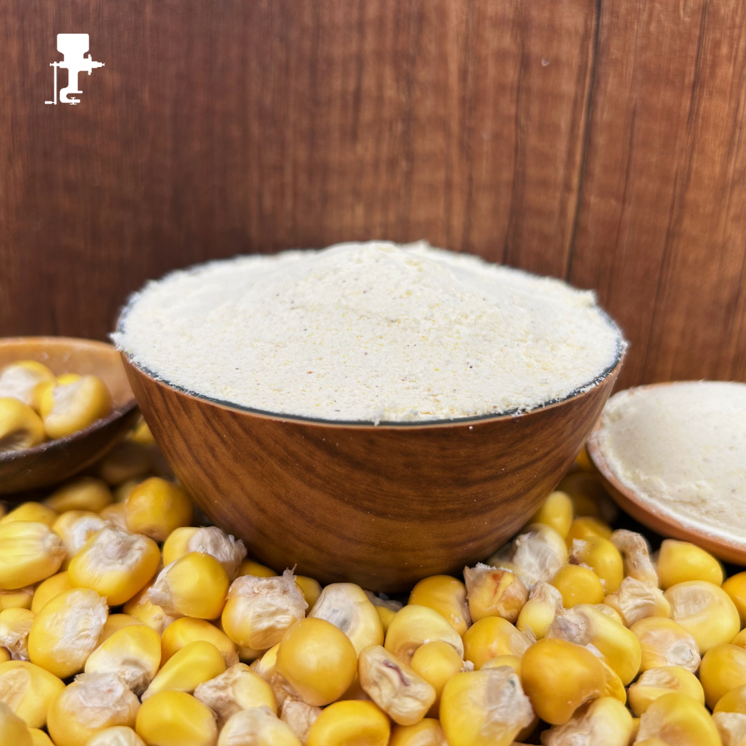 Harina de maíz crudo