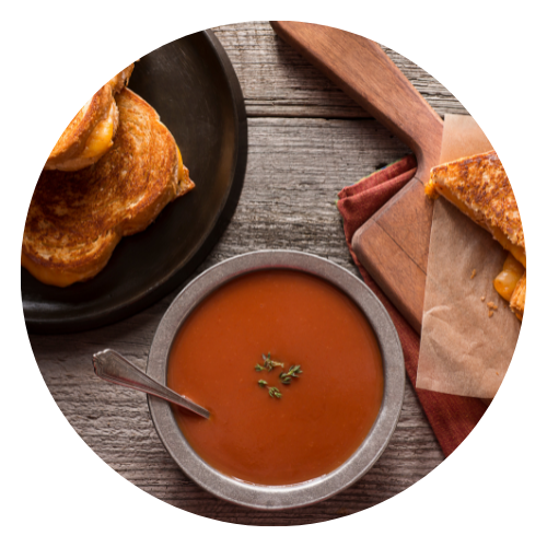 Arranged Food and Objects