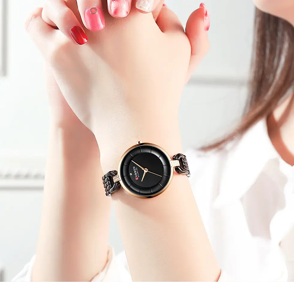 Thumbnail: Stainless Steel CURREN Luxury  Quartz Women Watch