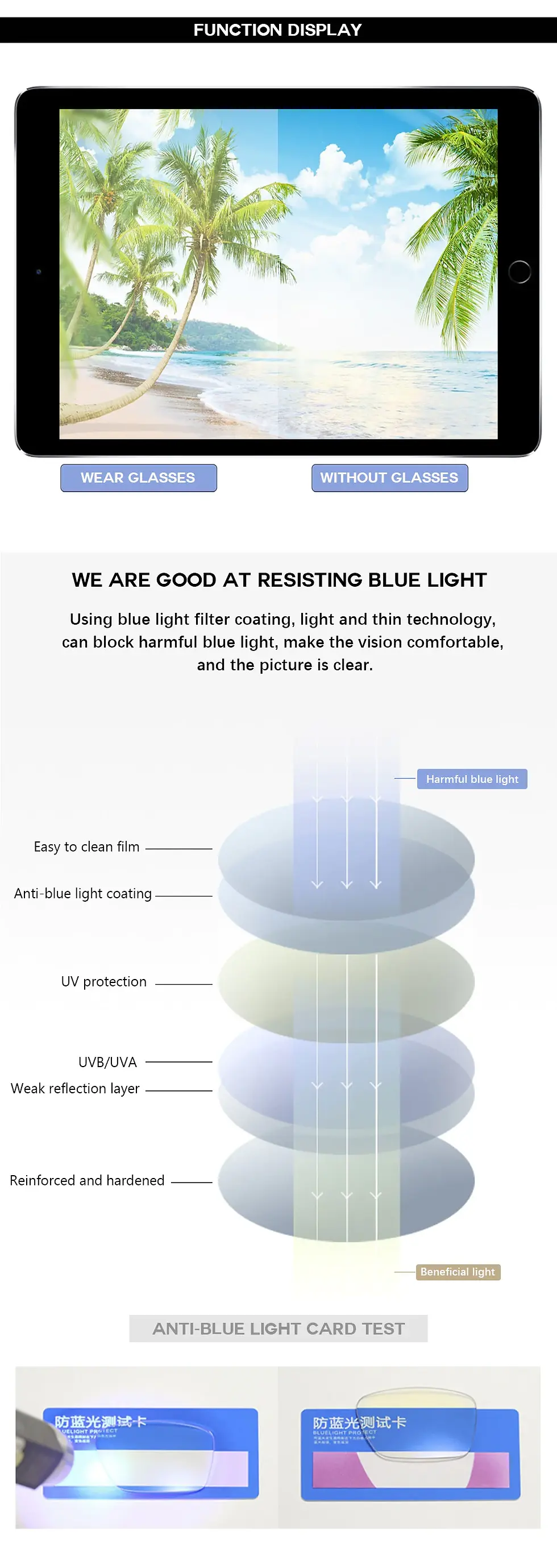 Thumbnail: 54240 Antiblue light Metal Glasses Frame