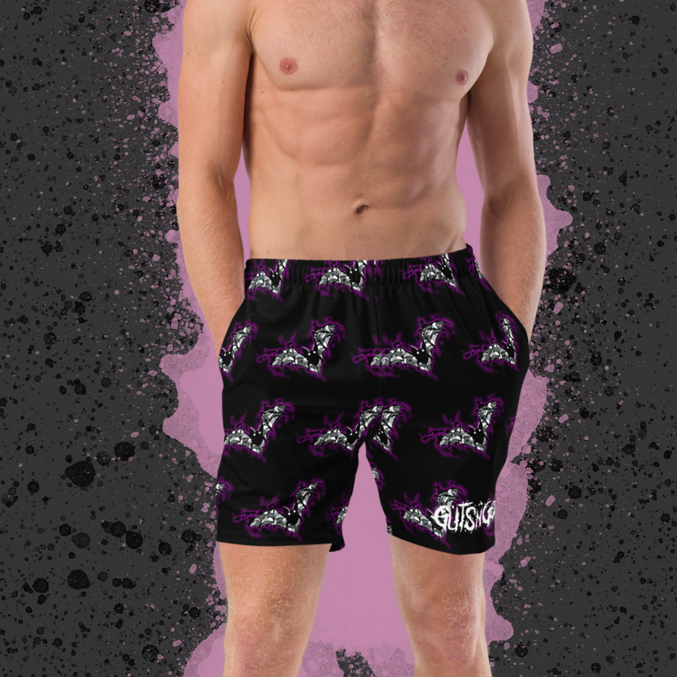 Thumbnail: Black Bat Swimming Trunks