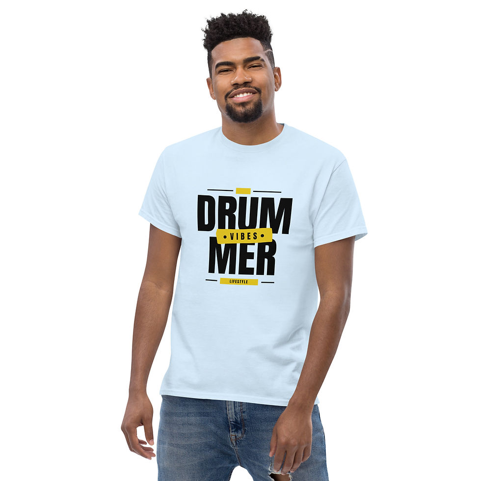 Thumbnail: DRUM-MER VIBES Unisex Tee by Drums Are Life