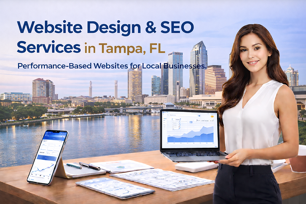 Website design and SEO services in Tampa FL focused on performance-based websites that convert visitors into leads and clients for local businesses.