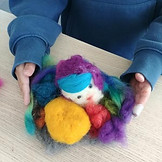 Afieltrado de lana en etapa primaria: enfoque creativo
