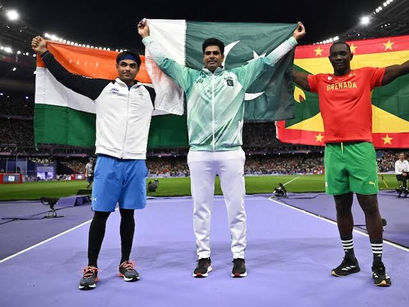 Olympic Javelin Throw: Pakistan's Arshad Nadeem Clinches Gold, India's Neeraj Chopra Settles for Silver